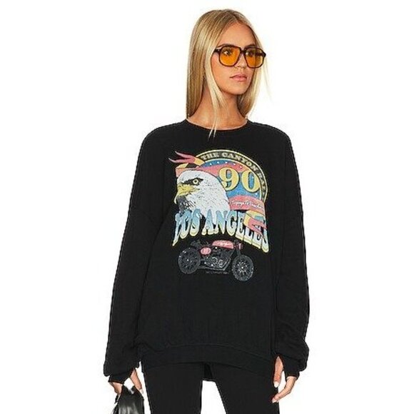 The Laundry Room Jump Jumper Sweatshirt in Canyon Rally Black - Picture 2 of 4